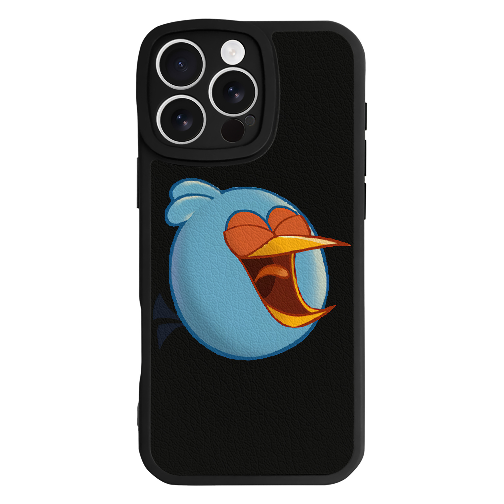 （画像用） Angry Birds アングリーバード 【iPhone 16シリーズ対応】シリコンスマホケース（レザー調） 材質：シリコン